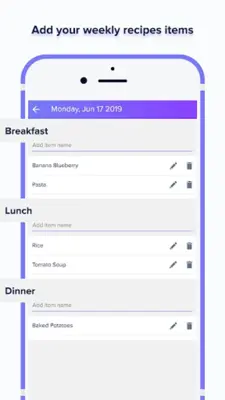 Meal Planner – Shopping List android App screenshot 5